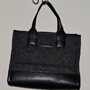 Kurt Geiger Black Quilted Tote Bag